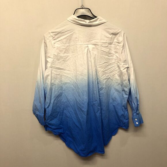 Attitudes by Renee Women Blouse Top Button Shirt Size 2X Cotton Blend B313 -8 - Picture 11 of 14